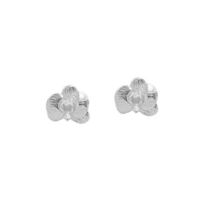 sterling silver orchids earrings 