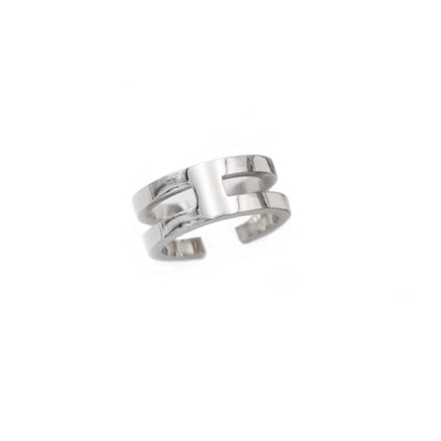intersection collection sterln silver ring 